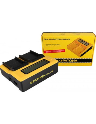 Double USB LCD charger for Canon BP-911