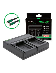 Premium Dual Pd Performance Battery Charger for Sony NP FW50 with USB-C Input / Output