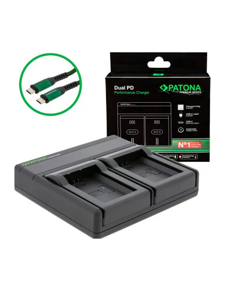 Premium Dual Pd Performance Battery Charger for Sony NP FW50 with USB-C Input / Output