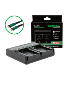 Premium Dual Pd Performance Battery Charger for Canon LP-E17 with USB-C Input / Output