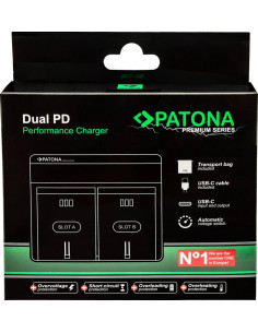 Premium Dual Pd Performance Battery Charger for Sony NP-FZ100 with USB-C Input / Output 2