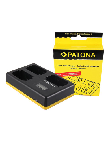 Triple USB charger for Sony NP-FZ100