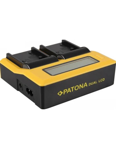 Double USB LCD charger for Sony NP-FP50
