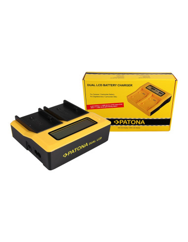 Double USB LCD charger for Sony BP-U30 BP-U60 BP-U90