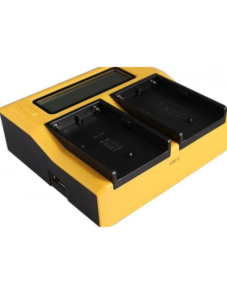 Double USB LCD charger for Sony BP-U30 BP-U60 BP-U90