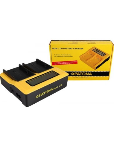 Double USB LCD charger for Sony BP-U30 BP-U60 BP-U90