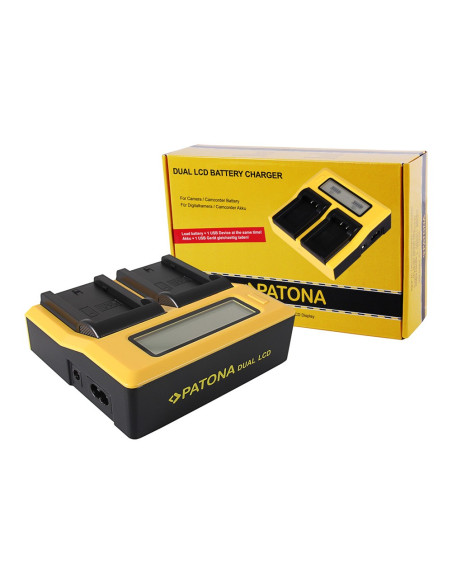 Double charger with LCD for Sony NP-FZ100