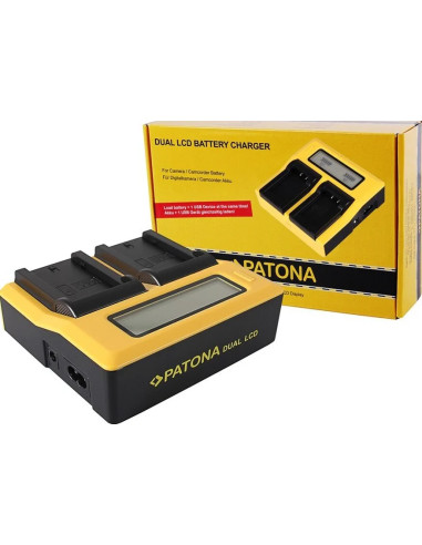Double charger with LCD for Sony NP-FZ100