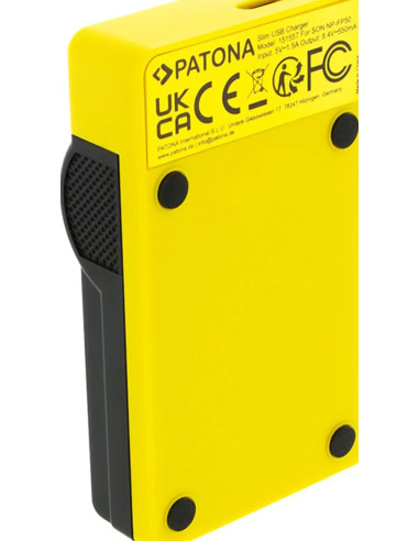 Slim battery charger for Sony NP-FP50