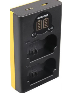 Dual USB charger for NP-W235 2