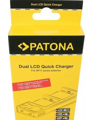 Dual USB charger for NP-W235