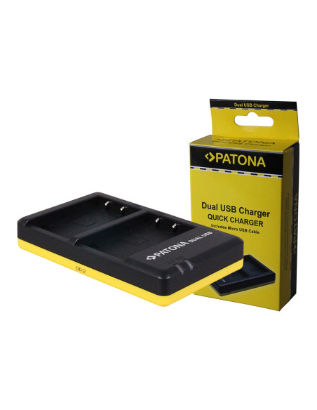 Dual USB charger for DMW-BLC12