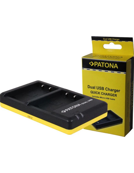 Dual USB charger for DMW-BLC12