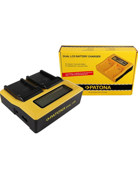 Double USB charger with LCD VWVBD29 VW-VBD29 VWVBD58 VW-VBD58
