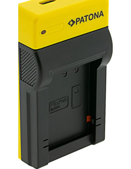 Slim battery charger for Leica DMW-BMB9