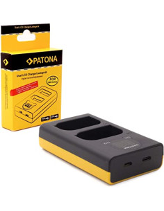 Double battery charger for DMW-BLK22