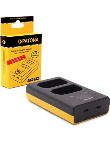 Double battery charger for DMW-BLK22