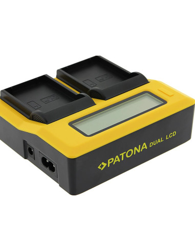 Dual LCD charger for Olympus BLX-1