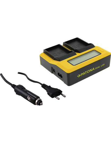 Dual LCD charger for Olympus BLX-1
