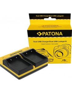 Dual Charger for Olympus BLX-1 2