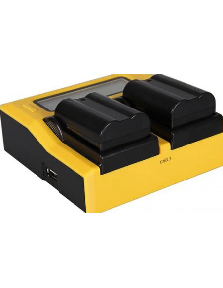 Double LCD charger for Nikon en-el15