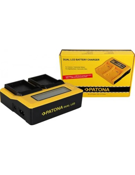 Double LCD charger for Nikon en-el15