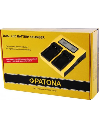 Double LCD charger for Nikon en-el15