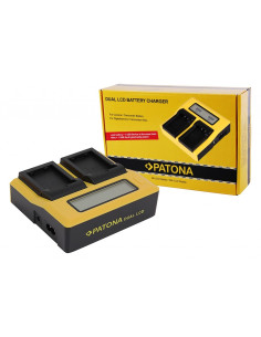 LCD double charger for Nikon en-el25