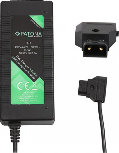 Premium battery charger for V-Mount D-TAP port