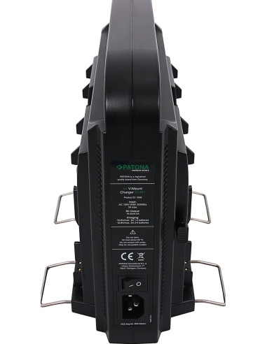 4-way parallel charger for V-МоUNT batteries with a power function with 4-pin XLR cable