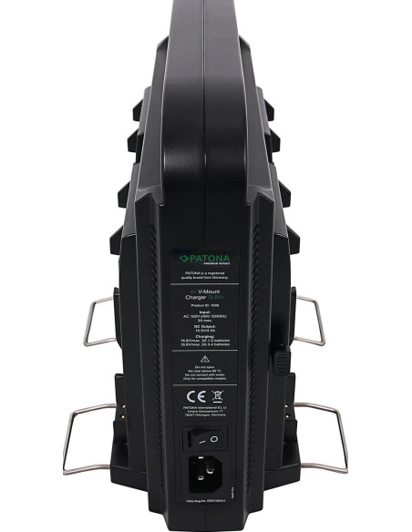 4-way parallel charger for V-МоUNT batteries with a power function with 4-pin XLR cable