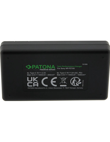 Premium Twin Performance PD charger for Sony NP-FZ100