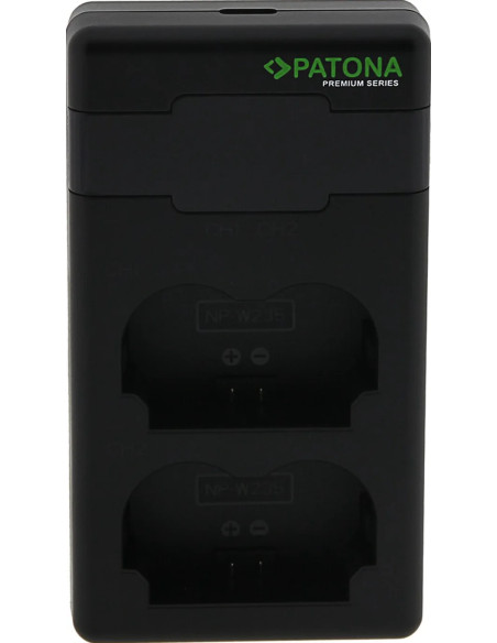 Premium Battery Charger Twin Performance PD for Fuji NP-W235