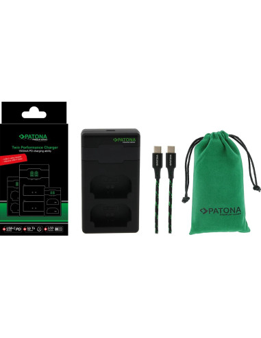 Premium Battery Charger Twin Performance PD for Fuji NP-W235
