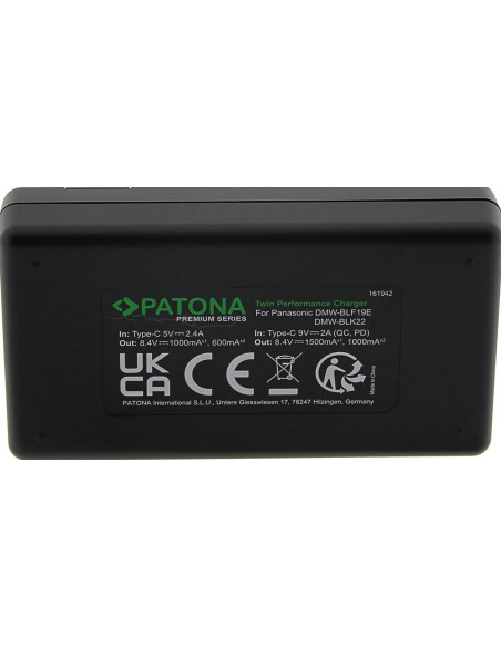 Premium Twin Performance PD for Panasonic DMW-BLF19