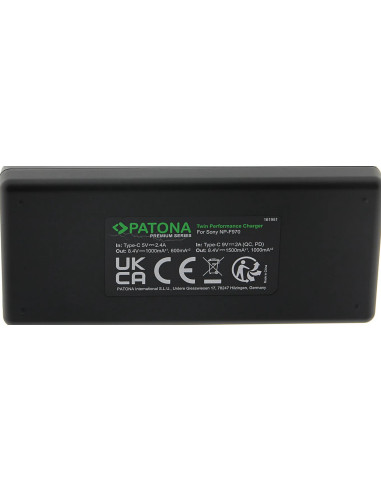 Premium TWIN Performance PD charger for Sony NP-F