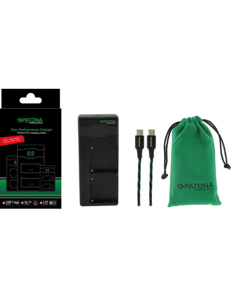 Premium TWIN Performance PD charger for Sony NP-F