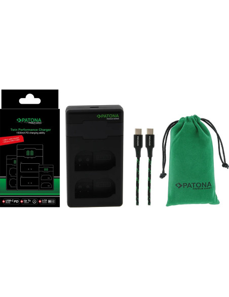 Premium Twin Performance PD charger for Nikon en-el15
