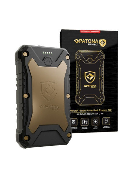 Protect PowerBank Extreme 100 PD65W 27.000mAh Wireless charge
