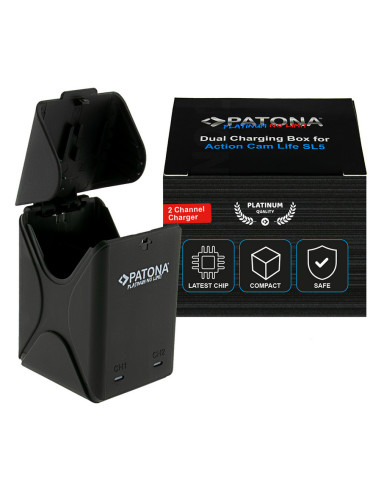 Double battery charger for Action Cam Life SL5