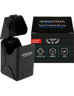 Double battery charger for Action Cam Life SL5 2