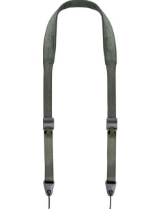 Camera shoulder strap with Green Quick Release 2
