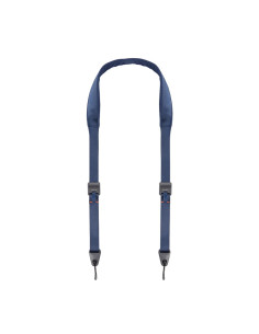Shoulder strap for camera with blue release