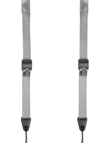 Camera shoulder strap with Quick Release Gray
