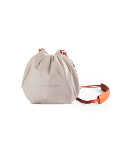 Onego ivory drawstring bag