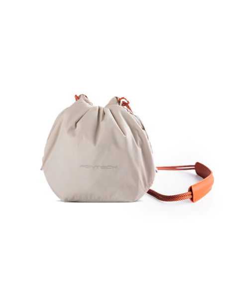 Onego ivory drawstring bag