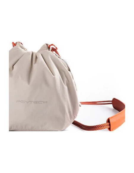 Onego ivory drawstring bag
