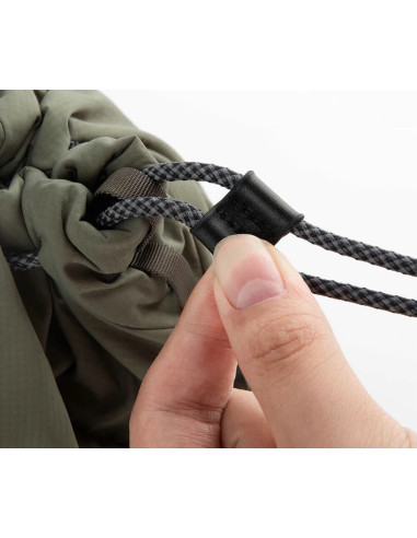 Onego ivory drawstring bag