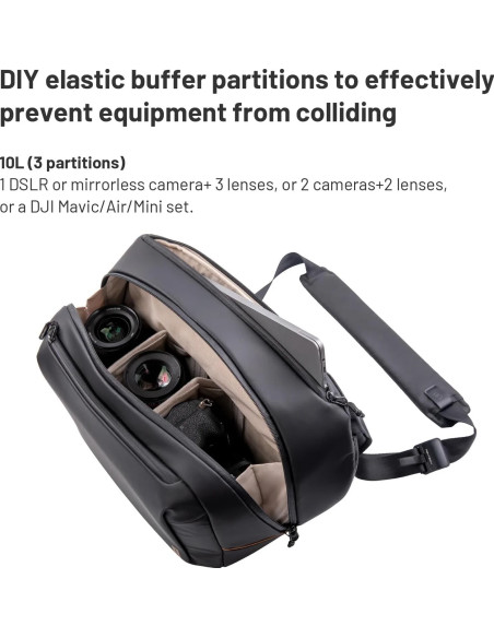 Onego Solo Sling Bag V2 10LT - Obsidian