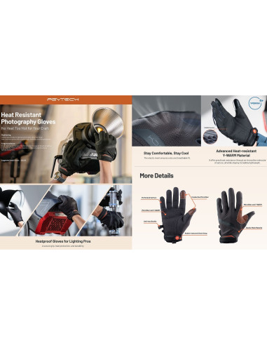 Heat resistant gloves TG M